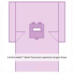Cardinal Health™ Sterile Transverse Laparotomy Surgical Drape, 77 x 122IN