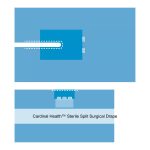 Cardinal Health™ Sterile Split Surgical Drape, 120 x 77IN