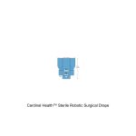 Cardinal Health™ Sterile Robotic Surgical Drape, 104 x 123IN