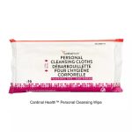 Cardinal Health™ Personal Cleansing Wipe, Non-Flushable, Fragrance Free, 8 X 12IN, 16 Count