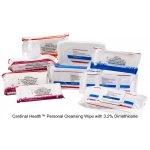Cardinal Health™ Personal Cleansing Wipe with 3.2% Dimethicone, Non-Flushable, Fragrance Free, 8 X 12IN, 42 Count