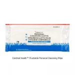 Cardinal Health™ Flushable Personal Cleansing Wipe, Fragrance Free, 8 X 10IN, 16 Count