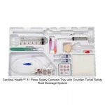 Cardinal Health™ 31 Piece Safety Centesis Tray with Covidien Turkel Safety Fluid Drainage System, 8FR, 5IN and Drug