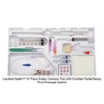 Cardinal Health™ 31 Piece Safety Centesis Tray with Covidien Turkel Safety Fluid Drainage System, 8FR, 5IN and Drug