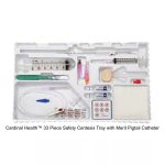 Cardinal Health™ 33 Piece Safety Centesis Tray with Merit Pigtail Catheter, 6FR, 12CM and Drug