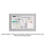 Cardinal Health™ 32 Piece Conventional Centesis Tray with Covidien Turkel Safety Fluid Drainage System, 8FR, 5IN and Drug