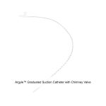 Argyle™ Graduated Suction Catheter with Chimney Valve, Straight Packed, 10FR