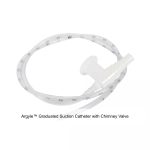 Argyle™ Graduated Suction Catheter with Chimney Valve, Coil Packed, 10FR
