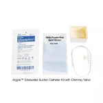 Argyle™ Graduated Suction Catheter Kit with Chimney Valve, DeLee Tip, 10FR