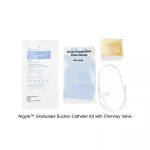 Argyle™ Graduated Suction Catheter Kit with Chimney Valve, Whistle Tip, 10FR