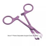 Devon™ Plastic Disposable Surgical Clamp for Drape, Purple, 5.25IN, Bulk