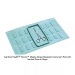 Cardinal Health™ Devon™ Magna-Drape Magnetic Instrument Pad with Neutral Zone & Stays, Sterile, 10 x 16IN