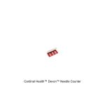 Cardinal Health™ Devon™ Needle Counter, Foam Strip/Magnet with BoxLocks, Sterile, 15/30 count