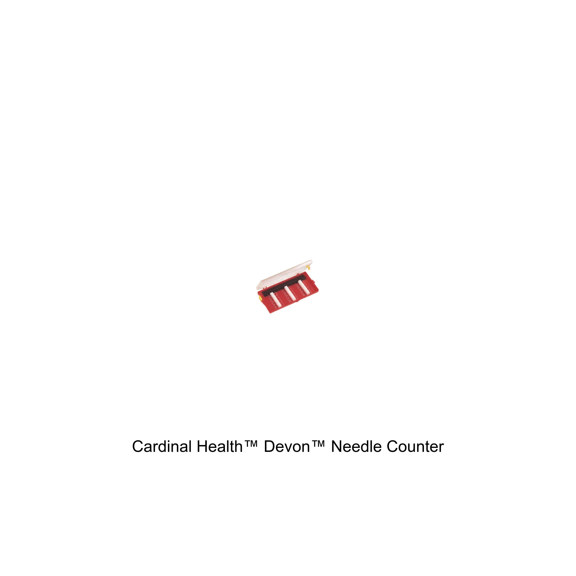 Cardinal Health™ Devon™ Needle Counter, Foam Strip/Magnet with BoxLocks, Sterile, 15/30 count