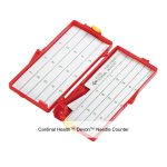 Cardinal Health™ Devon™ Needle Counter, White Double Magnet with BoxLocks, Sterile, 30/30 count