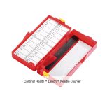 Cardinal Health™ Devon™ Needle Counter, Foam Block/Adhesive with BoxLocks & Blade Disarmer, Sterile, 20/40 count