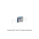 Cardinal Health™ Devon™ Sponge Counting Rack, Wall-Mounted, Single