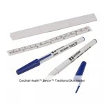 Cardinal Health™ Devon™ Traditional Skin Marker, 9 cm ruler cap, bulk, Regular tip, Nonsterile