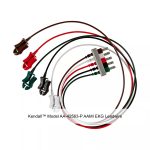 Kendall™ Model AA-42563-P AAMI EKG Leadwire, 3 Lead, Red, White, Black, 40IN