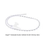 Argyle™ Graduated Suction Catheter Kit with Chimney Valve, Whistle Tip, 12FR