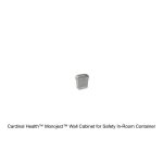 Cardinal Health™ Monoject™ Wall Cabinet for Safety In-Room Container, 2 and 3 Gallon