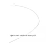 Argyle™ Suction Catheter with Chimney Valve, Straight Packed, 14FR