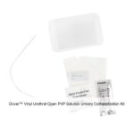 Dover™ Vinyl Urethral Open PVP Solution Urinary Catheterization Kit, 14FR