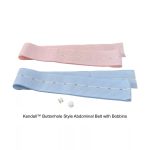 Kendall™ Buttonhole Style Abdominal Belt with Bobbins, Pink and Blue, 2.375 x 48IN