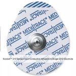 Kendall™ 210 Series Foam Conductive Adhesive Hydrogel EKG Electrode, Non-Radiolucent, 10 Pack, Tear Drop, Adult, 1.5IN