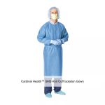 Cardinal Health™ SMS Knit Cuff Isolation Gown, Blue, X-Large