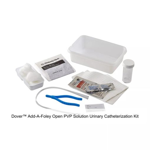 Dover™ Add-A-Foley Open PVP Solution Urinary Catheterization Kit