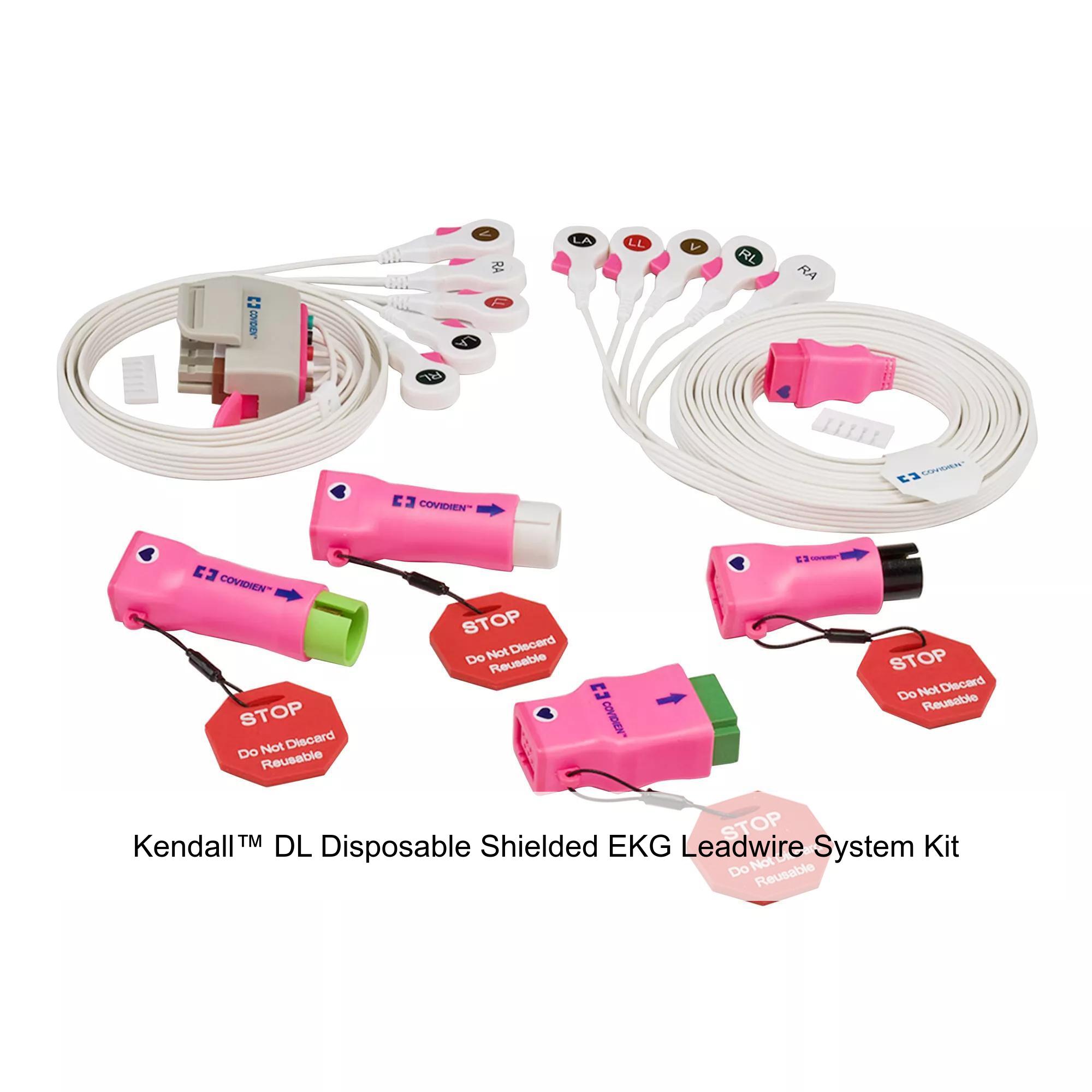 Kendall™ DL Disposable Shielded EKG Leadwire System Kit, 10 Lead