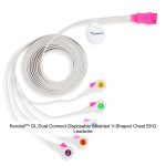 Kendall™ DL Dual Connect Disposable Shielded V-Shaped Chest EKG Leadwire