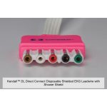 Kendall™ DL Direct Connect Disposable Shielded EKG Leadwire with Shower Shield, 5 Lead, 50IN, for Philips IntelliVue™ Telemetry System