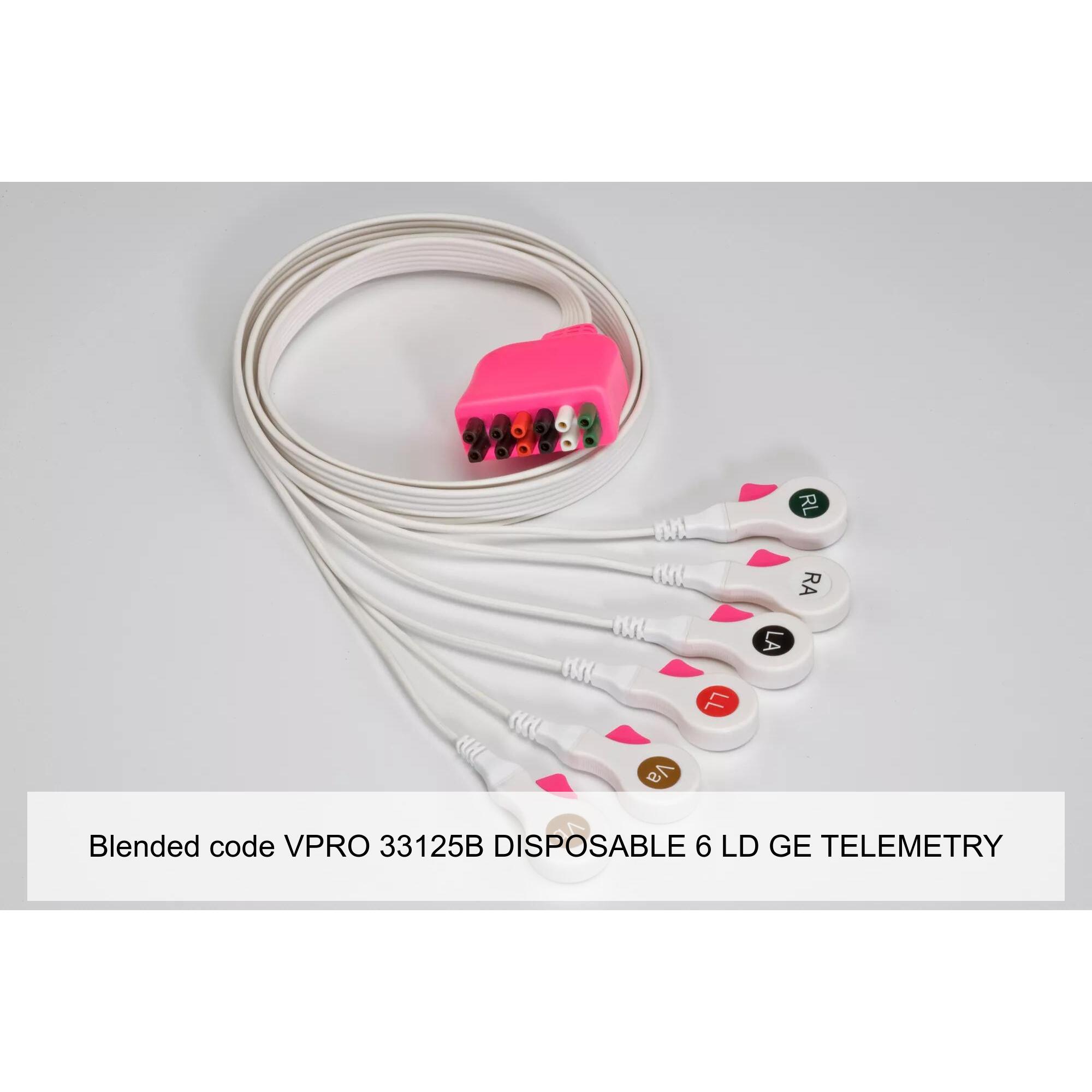 Blended code VPRO 33125B DISPOSABLE 6 LD GE TELEMETRY . Buy Online ...