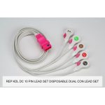 REP KDL DC 10 PIN LEAD SET DISPOSABLE DUAL CON LEAD SET