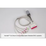 Kendall™ DL Direct Connect Disposable Shielded EKG Leadwire, 6 Lead, for Philips IntelliVue™ MX40 Telemetry System and Philips SpO2 Sensor