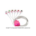 Kendall™ DL Disposable Shielded EKG Leadwire Set, 6 Lead, 10 Pin