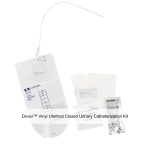 Dover™ Vinyl Urethral Closed Urinary Catheterization Kit, 14FR, 1500ML