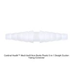 Cardinal Health™ Medi-Vac® Non-Sterile Plastic 5-in-1 Straight Suction Tubing Connector, 3/16" to 7/16"