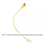 Dover™ 2-Way Foley Silicone Oil Coated Latex Urethral Urinary Catheter, 28FR, 5ML