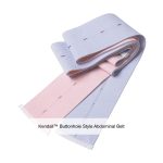 Kendall™ Buttonhole Style Abdominal Belt, Pink and Blue, 2.375 x 48IN