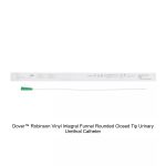 Dover™ Robinson Vinyl Integral Funnel Rounded Closed Tip Urinary Urethral Catheter, 10FR