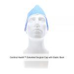Cardinal Health™ Extended Surgical Cap with Elastic Back, Blue, X-Large, SMS