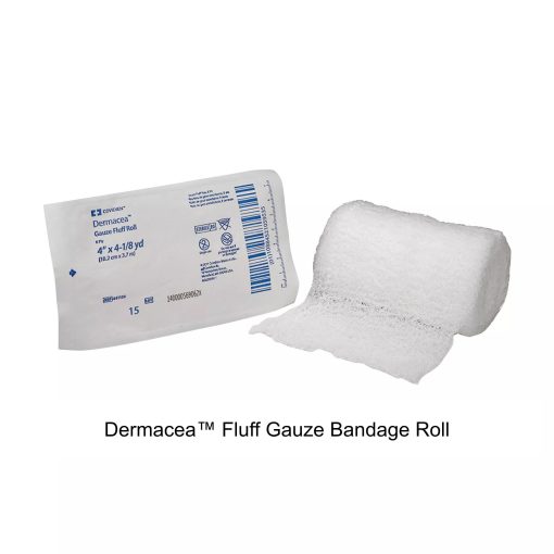 Dermacea™ Fluff Gauze Bandage Roll, Non-Sterile, 4.5IN x 4.125YD, 6 Ply