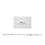 Cardinal Health™ Suture Removal Tray including Operating Scissors, Sharp/Blunt, Metal, 4.5IN and Adson Forceps, Tissue, 4.75IN
