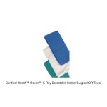 Cardinal Health™ Devon™ X-Ray Detectable Cotton Surgical OR Towel, Blue, Sterile