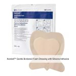 Kendall™ Gentle Bordered Foam Dressing with Silicone Adhesive, Sacrum L, 9.25 x 9.25IN