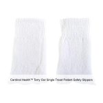Cardinal Health™ Terry Out Single Tread Patient Safety Slippers, White, Infant