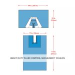 HEAVY DUTY FLUID CONTROL SHOULDER P 10 EA/CS